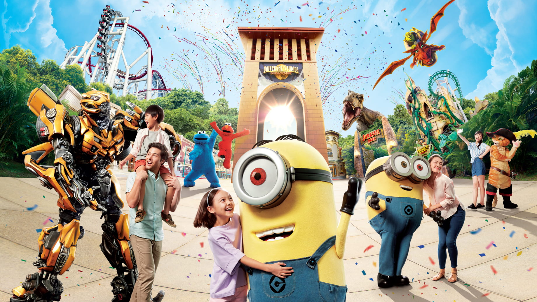 Minions family fun at Universal Studios Singapore