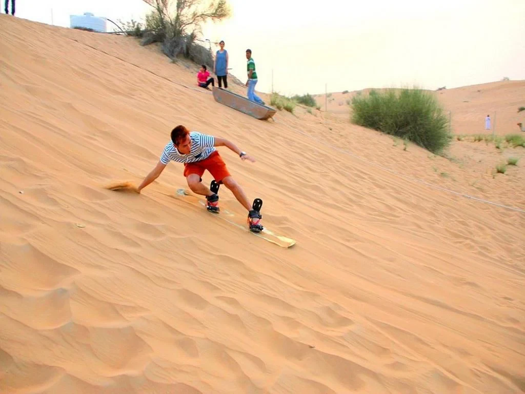 Dune Bashing in The Desert - Morning Safari with Camel Ride and Sand Boarding - Photo 3