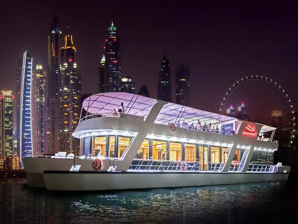 Luxury Dubai Marina Dinner Cruise with Live Music
