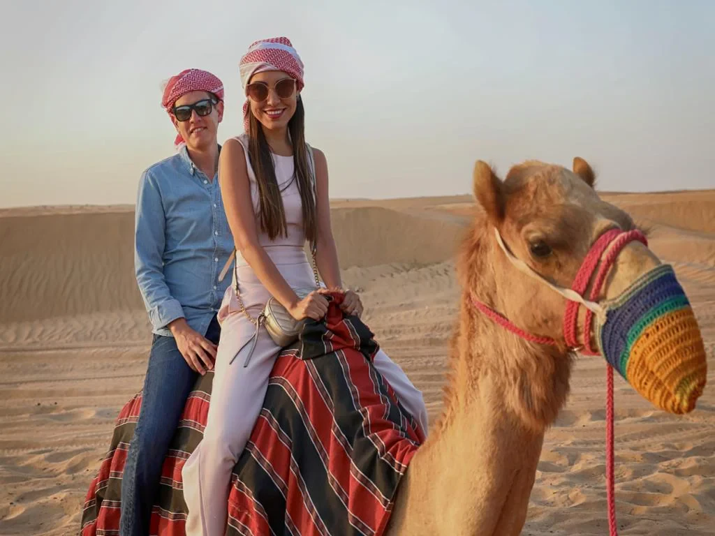 Morning Desert Safari, Sandboarding and Camel Ride