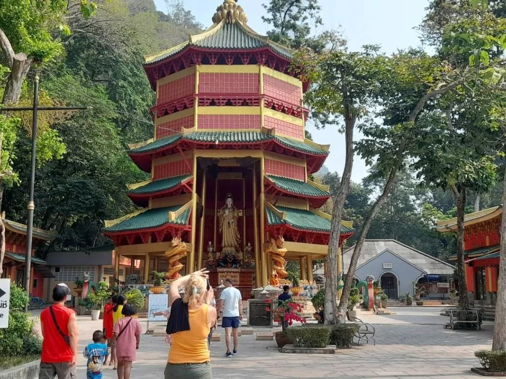 Romantic Krabi: Wat Suwankuha, Waterfall Park, Tiger Cave and Aonang Beach - Full-Day Tour