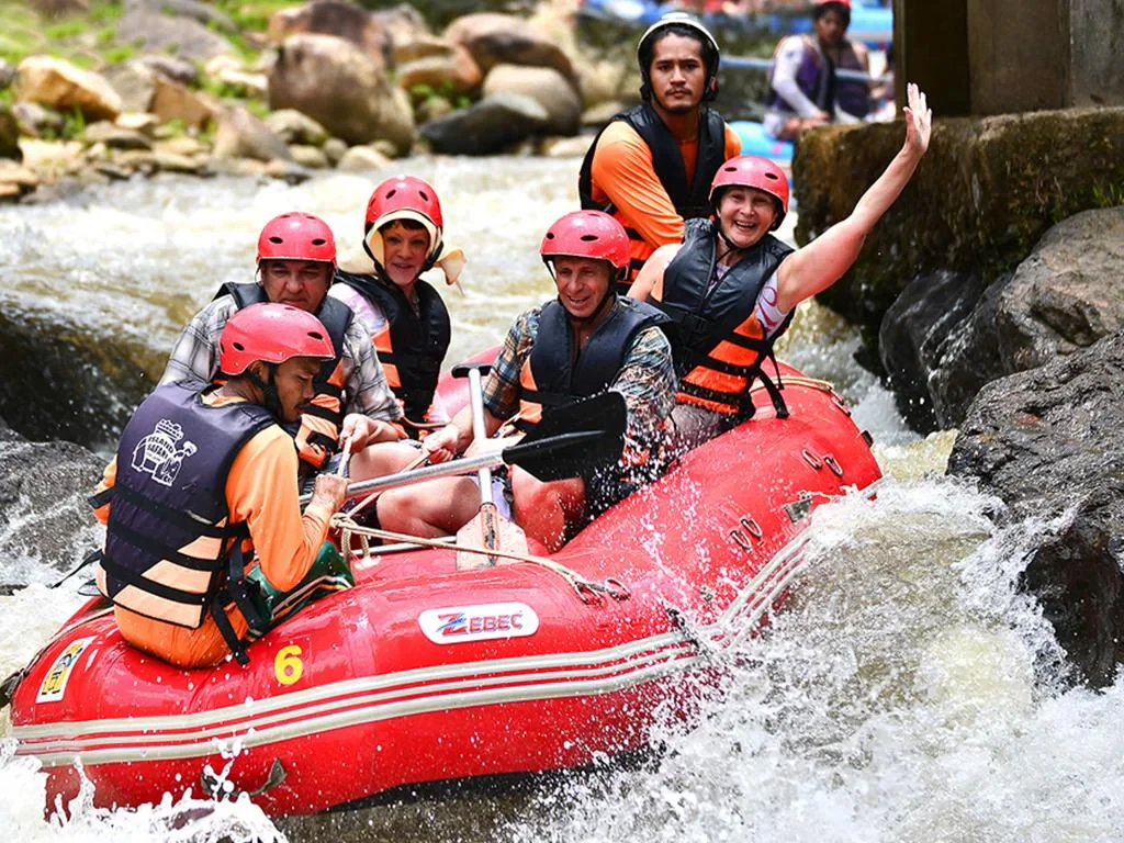 Visit Phi Phi Island by Ferry and  White Water Rafting - 2 Days Tour 