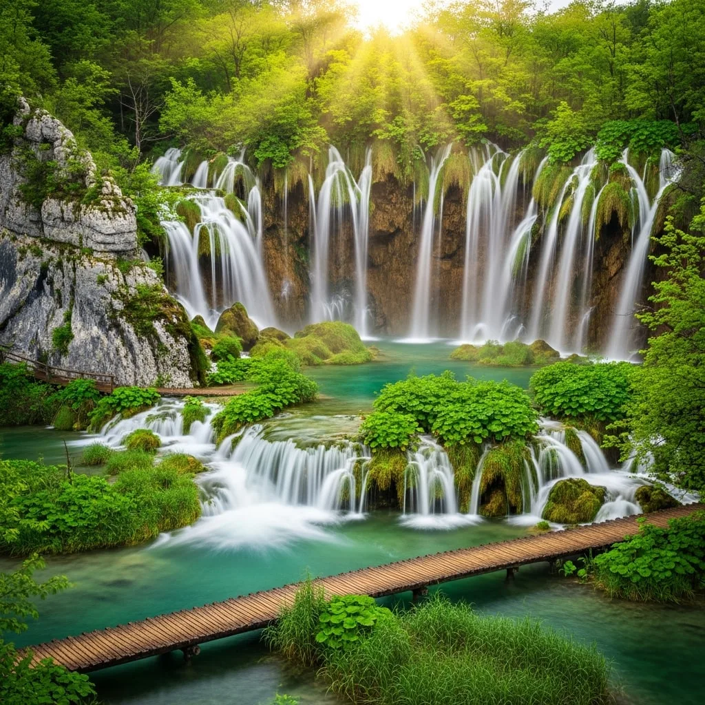 Plitvice Lakes waterfalls Croatia trip from india cost