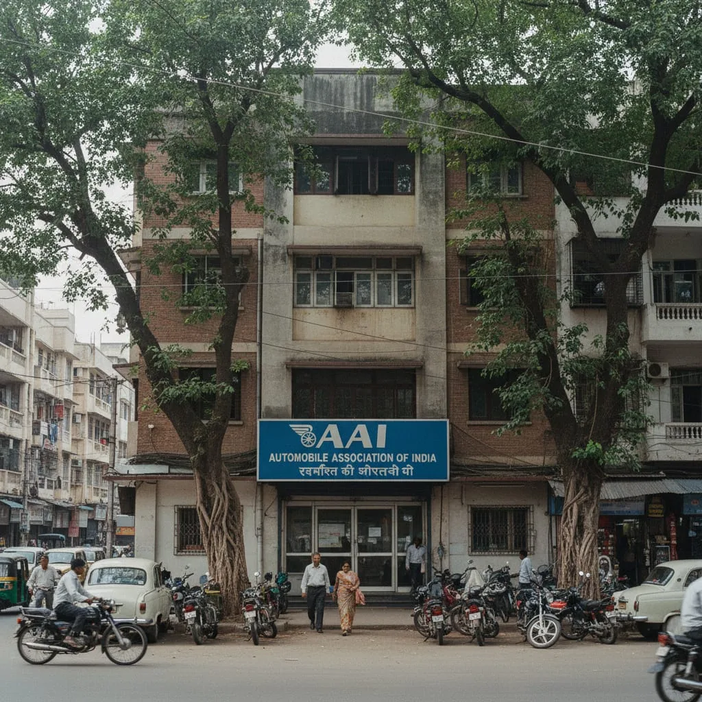 AAI automobile association office exterior for international driving license India application