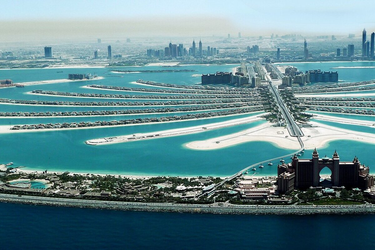 Atlantis The Palm Dubai aerial view