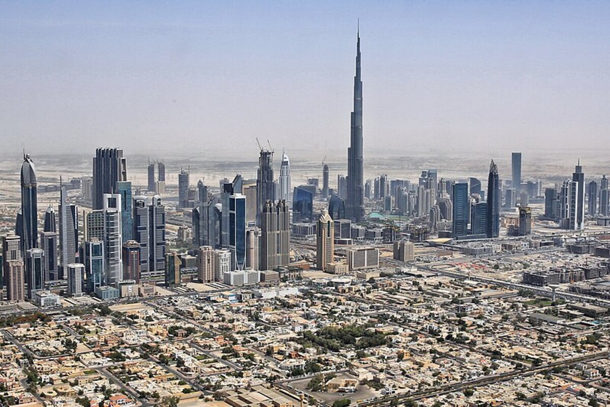 Burj Khalifa downtown Dubai daylight