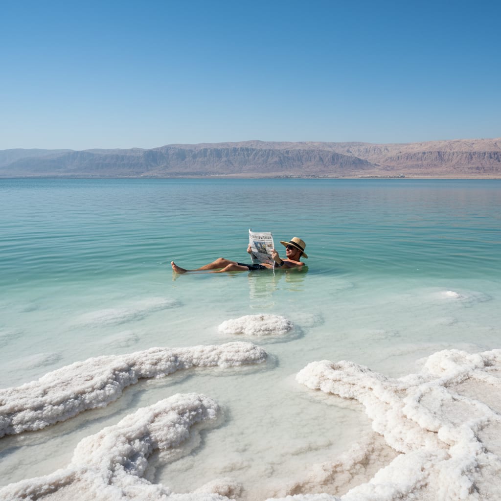 Dead Sea floating experience Jordan trip from India cost