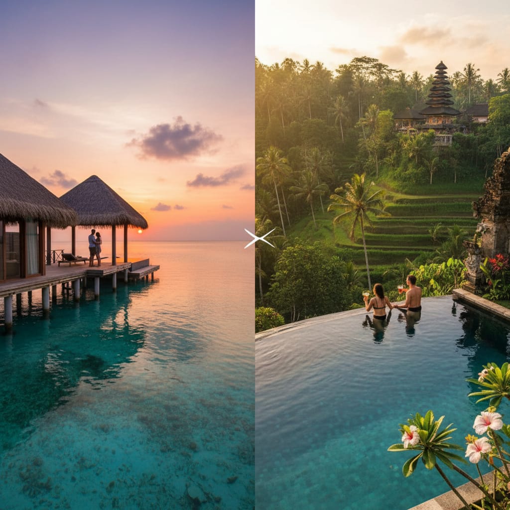 Maldives vs Bali for Honeymoon: Cost, Vibe & Experience Compared