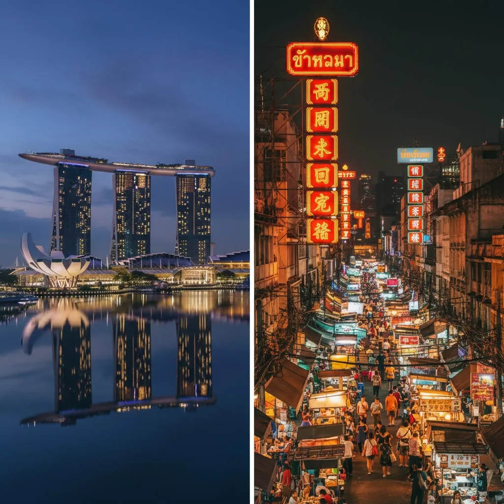 singapore vs bangkok for indians