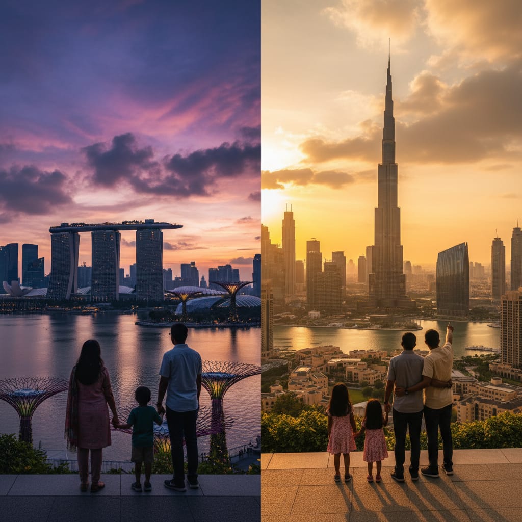 Singapore vs Dubai: Which Is Better for a Family Vacation from India?