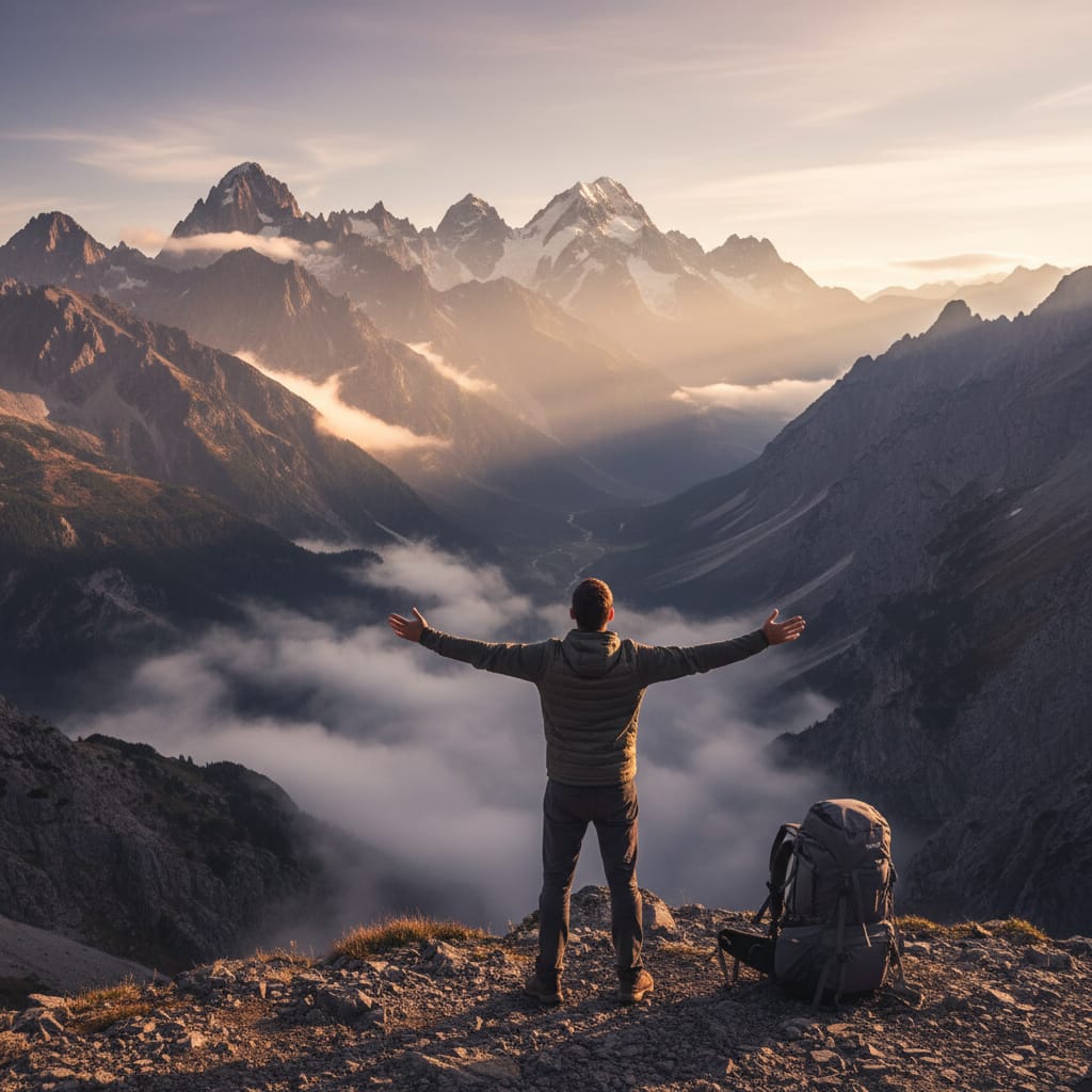 budget solo travel destinations mountain viewpoint