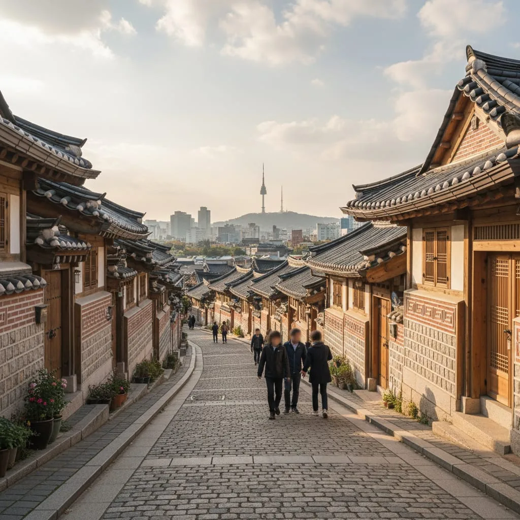 south korea trip cost from india visa and seoul cityscape