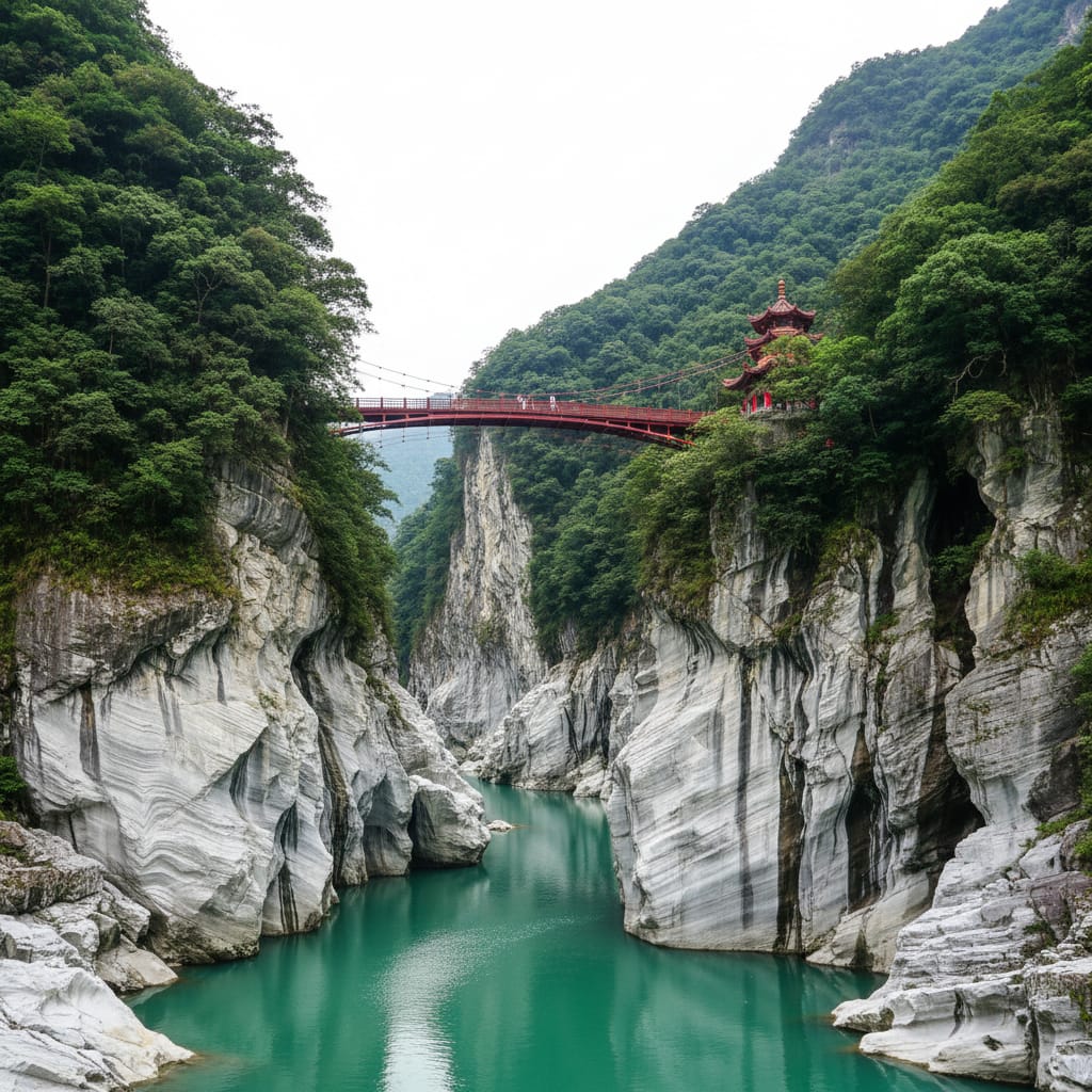 Taroko Gorge marble canyon Taiwan travel guide from India