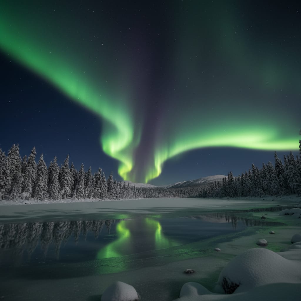 Northern Lights winter travel international travel calendar India