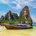 Explore - Railay Island Sunset with Plankton Point by Long tail boat