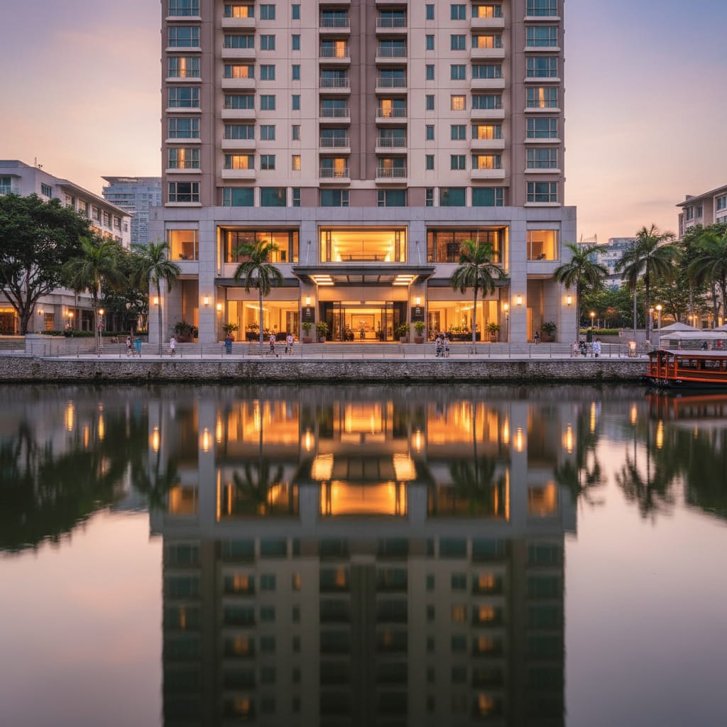 Arrival in Singapore