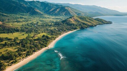 Nyang Nyang Beach, highlighted in the Top 10 Hidden Beaches of Bali, is a tranquil retreat with golden sands, lush greenery, and stunning cliffs. This secluded gem offers a peaceful atmosphere, making it perfect for relaxation and picturesque moments.